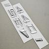 3D ABS Car Letters Logo 440i 435i Badge Sticker Rear Trunk Emblem For BMW 4 Series 435i 440i F32 F33 F36 Tail Marking Accessory