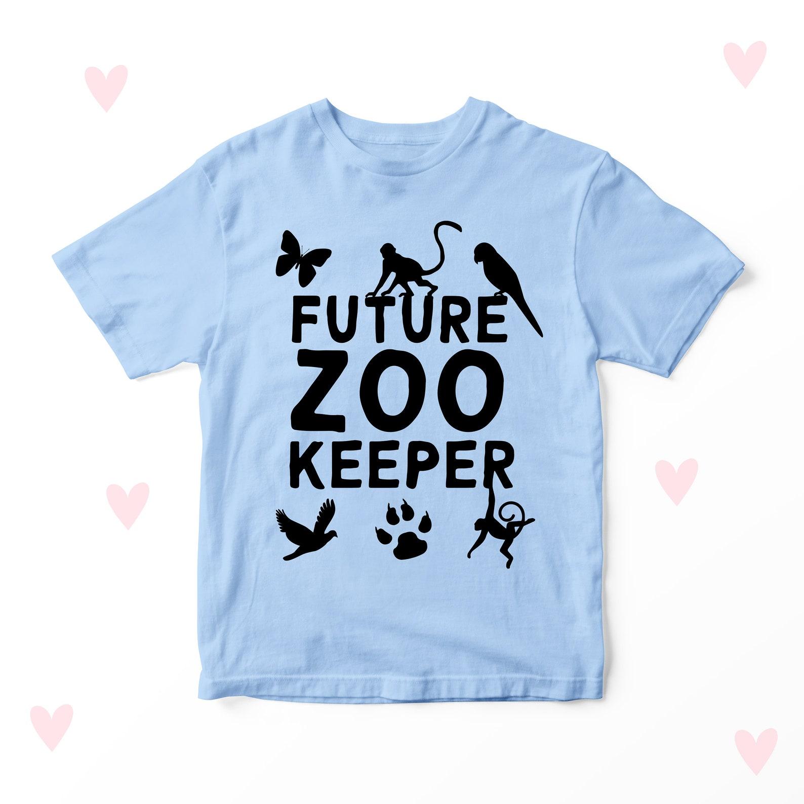 Zookeeper Kids T-shirt Girls Boys Zoo Animals Gifts Clothing 130