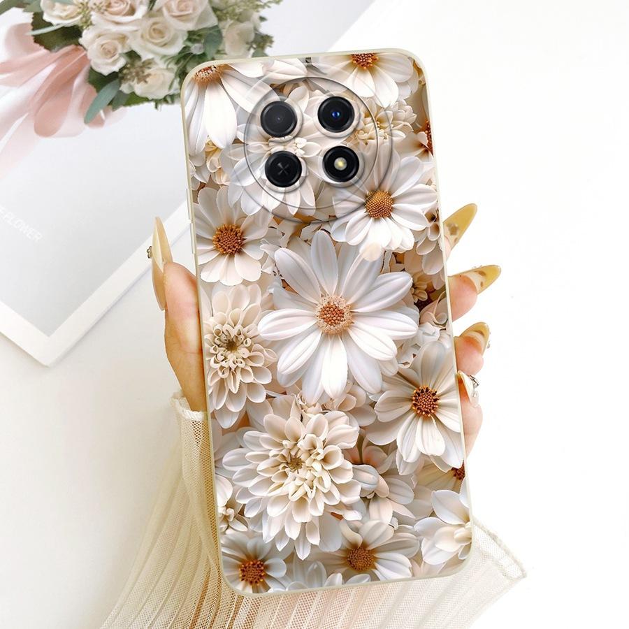 Case For Huawei Nova Y91 Y 90 beautiful flower Soft Silicone Shockproof For Huawei NovaY90 CTR-LX1 Cover Nova y 91 Shells