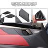 Soft Carbon Interior Door Handle Bowl Trim Sticker For BMW 5 Series G60 I5 2024+