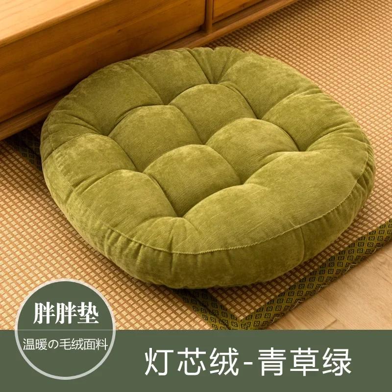 

Напольная круглая подушка для медитации для сидения на полу, однотонная тафтинговая толстая подушка для йоги, подушки для сиденья на балконном стуле 55CM