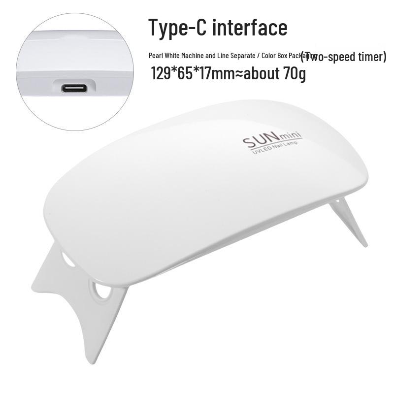 Lampada UV USB Portatile Pieghevole per Smalto Gel