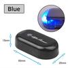 For Alfa romeo giulietta giulia stelvio 156 gt 159 147 1pcs Car Led Security Light Solar Powered Caution Lamp Anti-Theft Lamp zl9