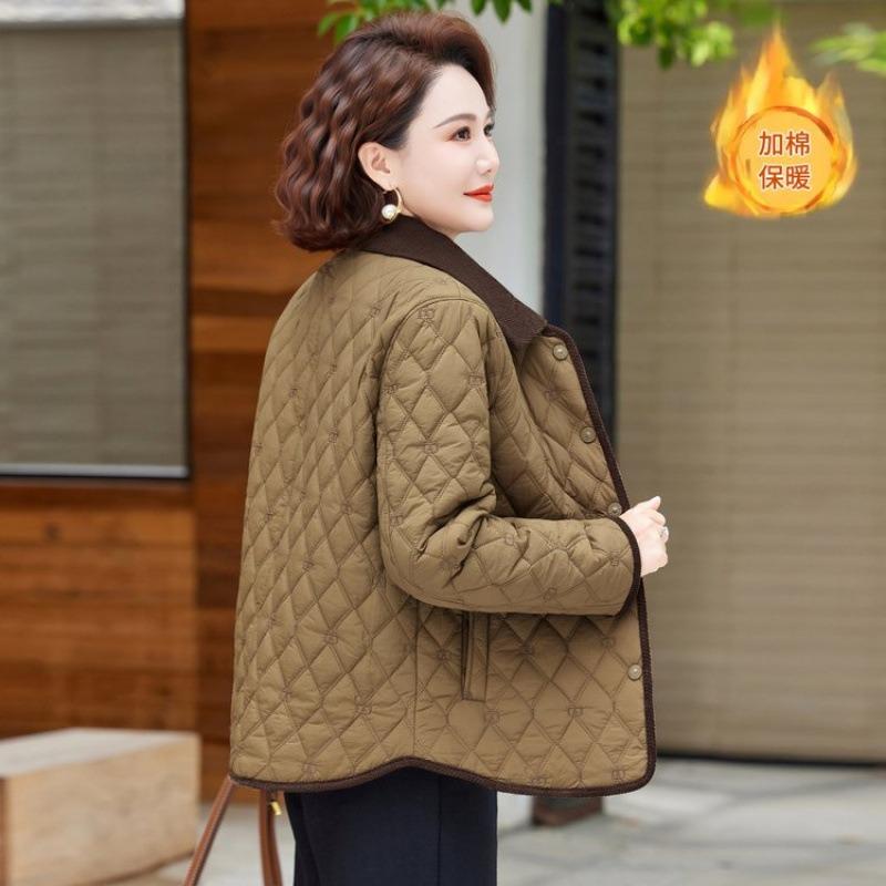 Medium and Short Cotton-padded Jackets, Fashionable New Casual and Light Cotton-padded Jackets, Age-reducing and Versatile Warm Cotton-padded Jackets