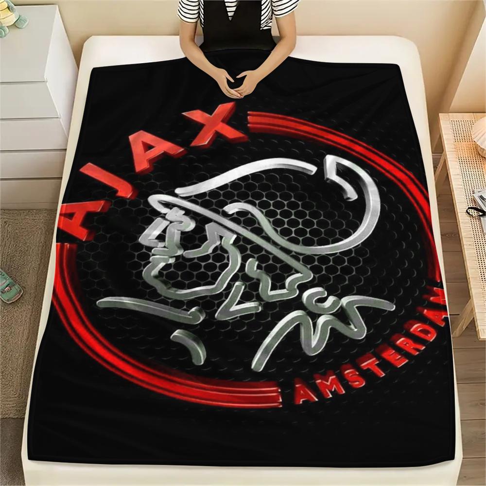 1pc Ajax Amsterdam Print Flannel Blanket, High Quality Comfortable for All Seasons, Home Decor, Warmth and Comfort, Perfect for Christmas Gifts07