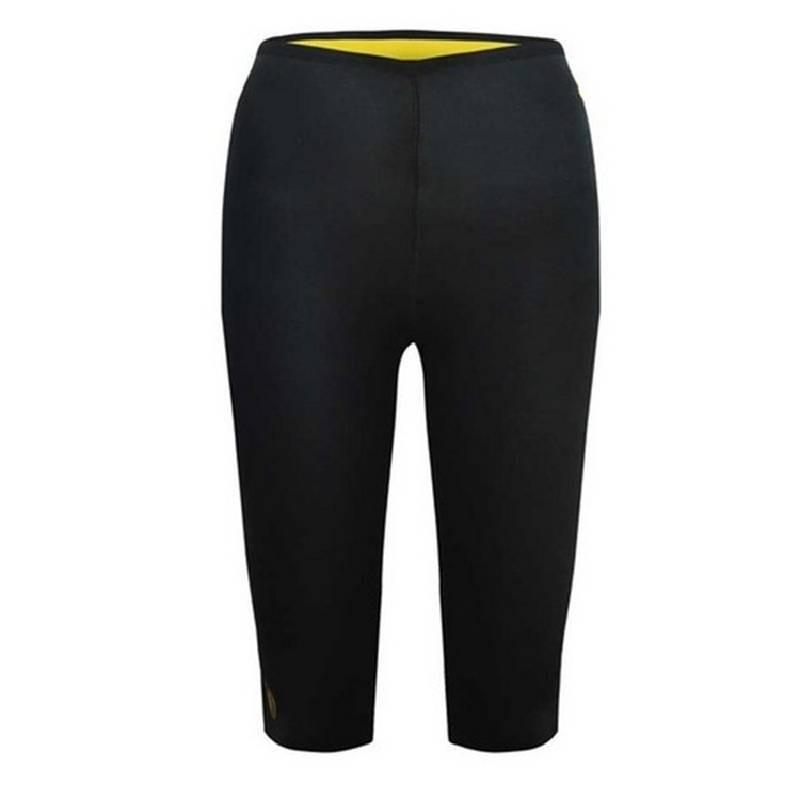 Neoprene Yoga Shorts With Waist Belt For Body Management And Shaping