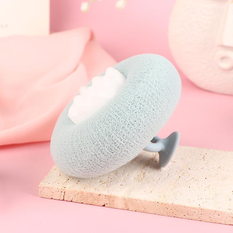 3D Honeycomb Sunflower Bath Towel Scrub Bath Massage Bath Ball With Sucker Bathing Brush Back Rub Mud Bath Sponge Exfoliate