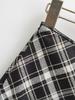 Spring Aristocratic Tartan Plaid Skirt with Safety Shorts - Retro British Style, Bowknot Accent, Hip-Hugging, Versatile Women's Short Skirt.