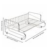 Slim Stainless Steel Desktop Storage Rack Compact Wire-Frame Countertop