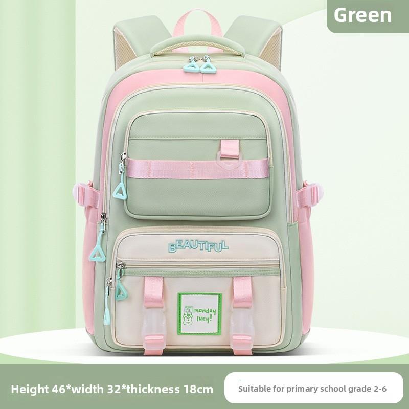 Large Capacity Children Backpack 2025 New College Style Female Leisure Backpacks Junior High School Students School Bags Stitch