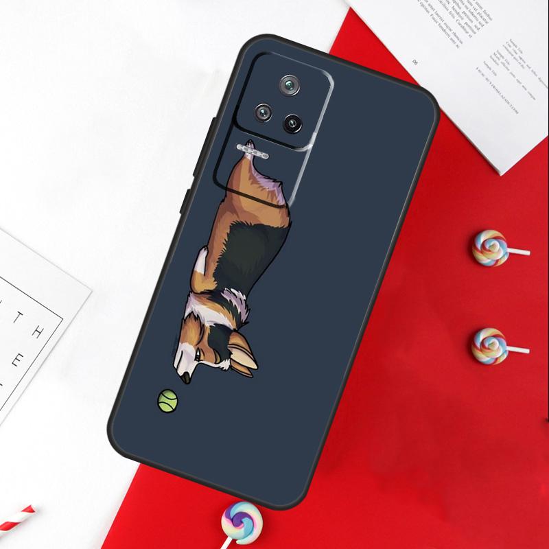 Corgi and Bubble Tea Cover For Xiaomi 14T 11T 12T 13T Pro 13 14 15 Ultra POCO X7 Pro X3 X5 X6 F5 F6 M6 Pro Case