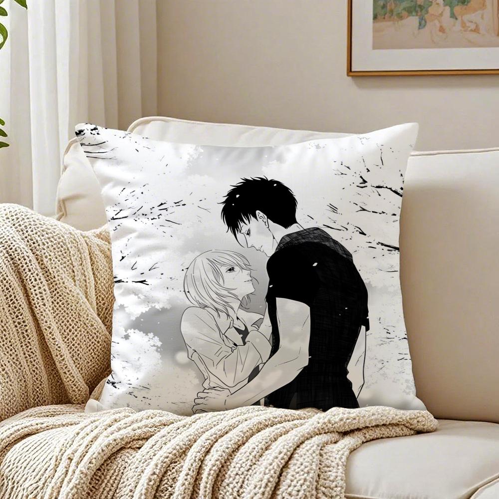 Dark Japanese Anime DDEVILS LINE Cushion Cover Pillowcase Antidustmite living Room Sofa Decor Cushion Room