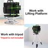 16 Green Lines Laser Level+Remote Controller 3D Self-Leveling 360 Horizontal And Vertical Cross Outdoor Powerful Laser