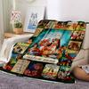 Custom Name Cars Movie Quotes Collage blanket for Couch & Bed, Plush Cozy Fuzzy Blanket Super Soft & Warm Blankets for Fall and Winter. 0908219