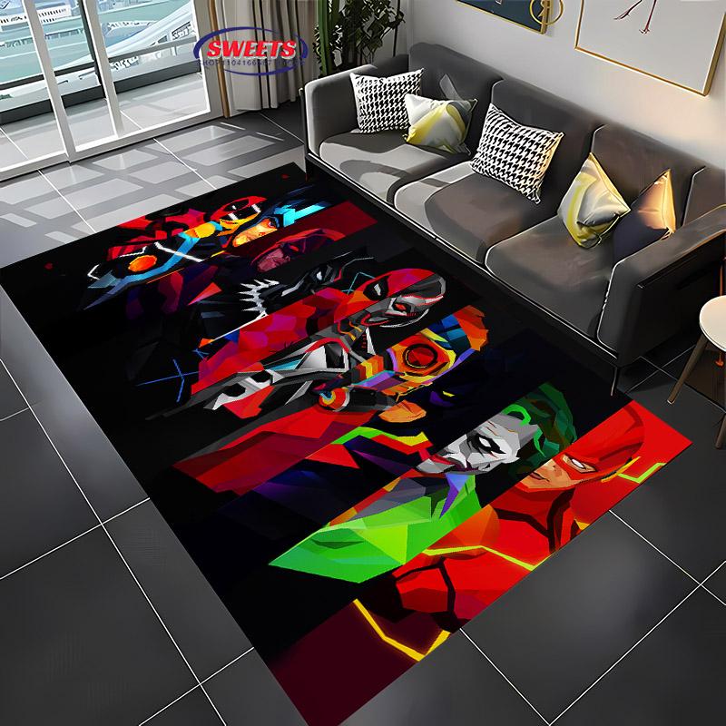 

NO.2 DC Batman Theme Carpet New Release!Anti-slip Sound Insulation,Rug for Living Room Children Bedroom Office Areas,Durable Mat 40x60cm (16x24in)