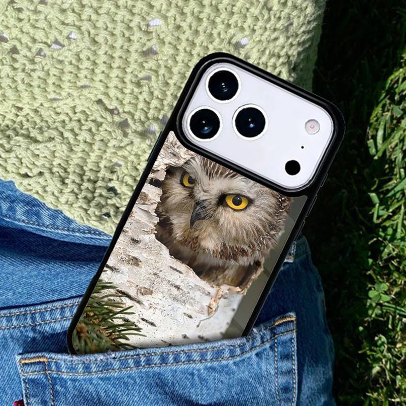 Owl Animal Pattern mobile phone case Compatible with IPhone 17 16 15 14 13 12 11Pro Max 17 Air cover