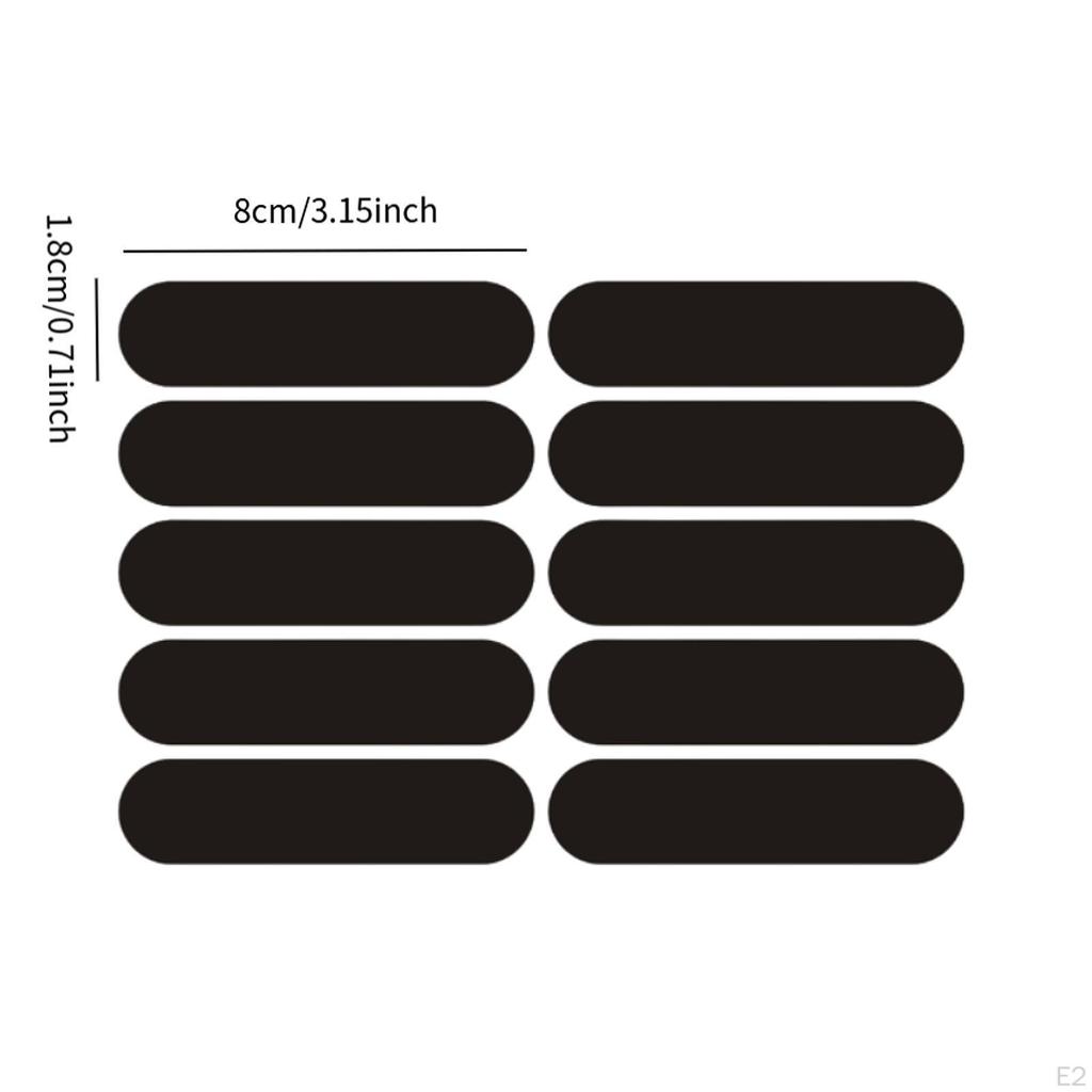 10 Pieces Reflective Stickers Decals Warning Sticker Tape for Vehicles