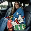Cute Line Puppy Maltese Christmas Printed Blanket for Home Travel Sofa Soft and Comfortable Blanket for Adults and Kids Gifts