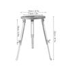 Height adjustable Tripod Stand Triangle shape Lab Holder Heating Frame  Chemical experiment