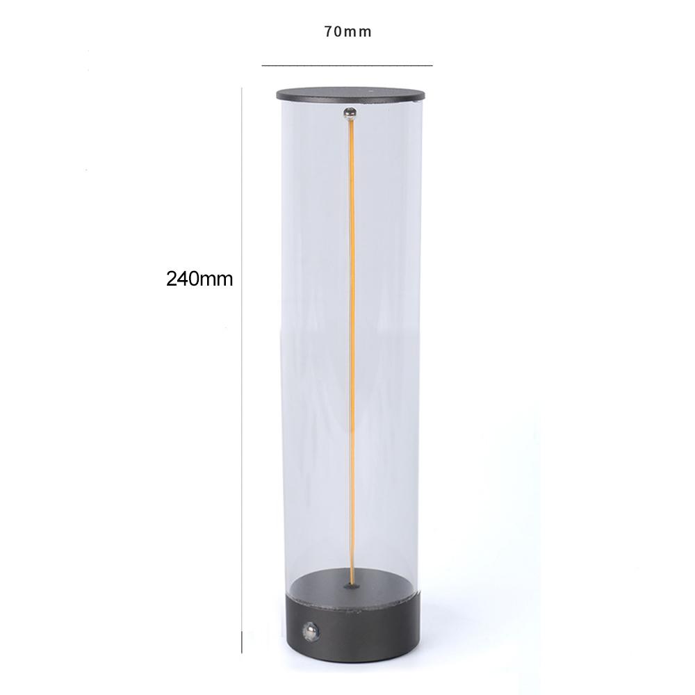 Portable LED Night Lights Rechargeable Magnetic Desk Lamp Three-Level Dimmable Touch Sensor Table Lamp for Home Outdoor Camping