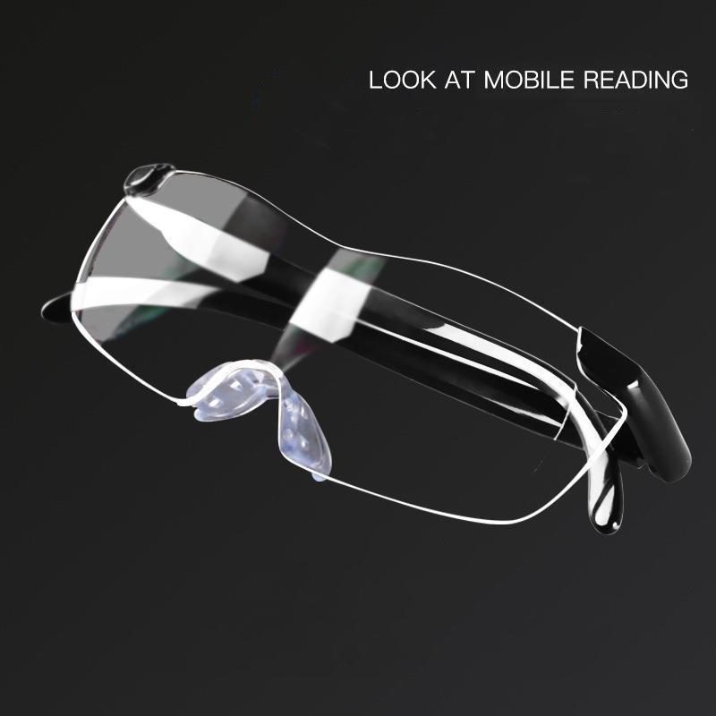 

Reading Glasses High-definition Portable Magnifier Eyewear Presbyopic Spectacles Magnifying Eyeglasses Diopter +250 +250 чёрный