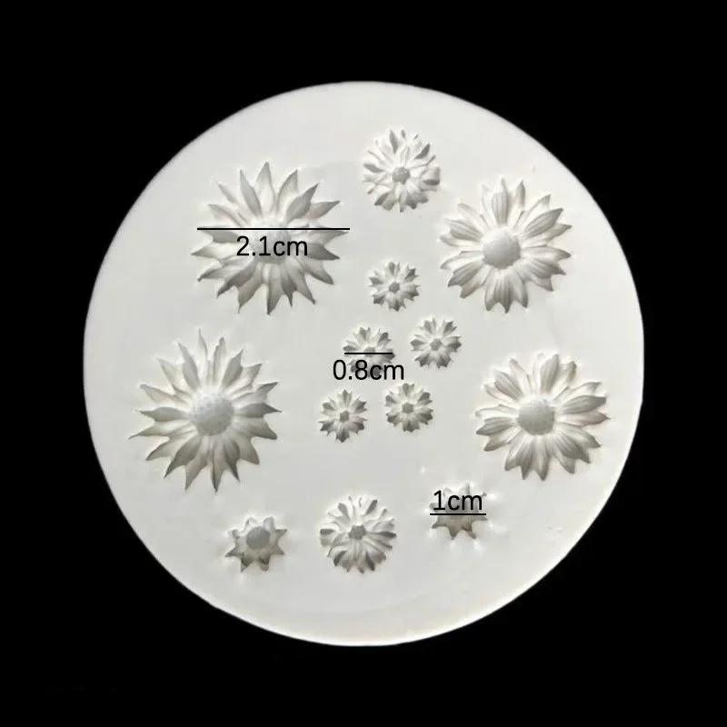 

1pc Flower Silicone Mould Bouquet Polymer Clay Flower Casting Mold For DIY Earring Pendants Making Polymer Clay Craft Moulds DIY