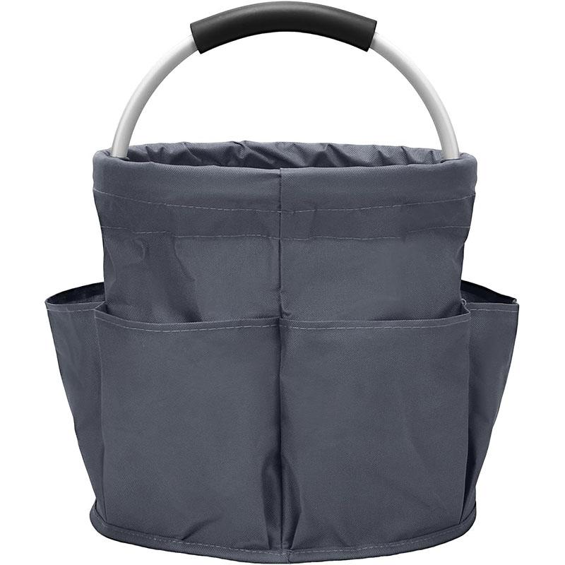 17L Folding Basket with Handle Collapsible Garden Tool Tote Storage Bag Portable Picnic Baskets Outdoor Beach Baskets JT581