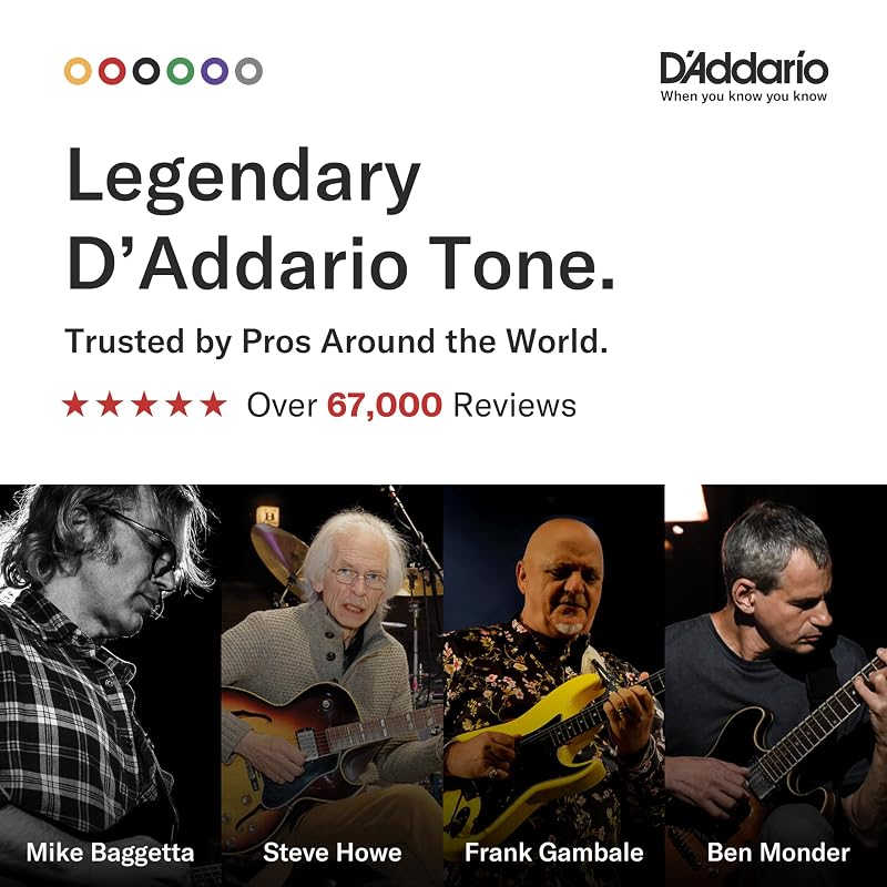 D'Addario Acoustic Guitar Strings 80/20 Bronze Extra Light .010-.047 EJ10 [Domestic Genuine Product]
