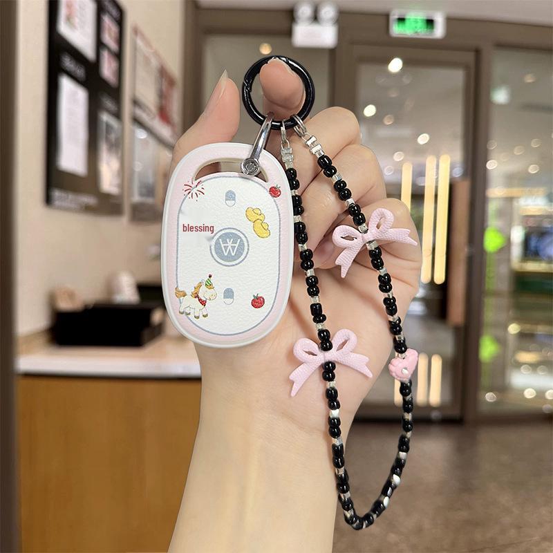 Aima Electric Scooter Key Cover Bag for Luna, Yangwang, Aiqi, Xiaolong Q7, Duoduo, and Little Gold Bean Remote Controls for Women