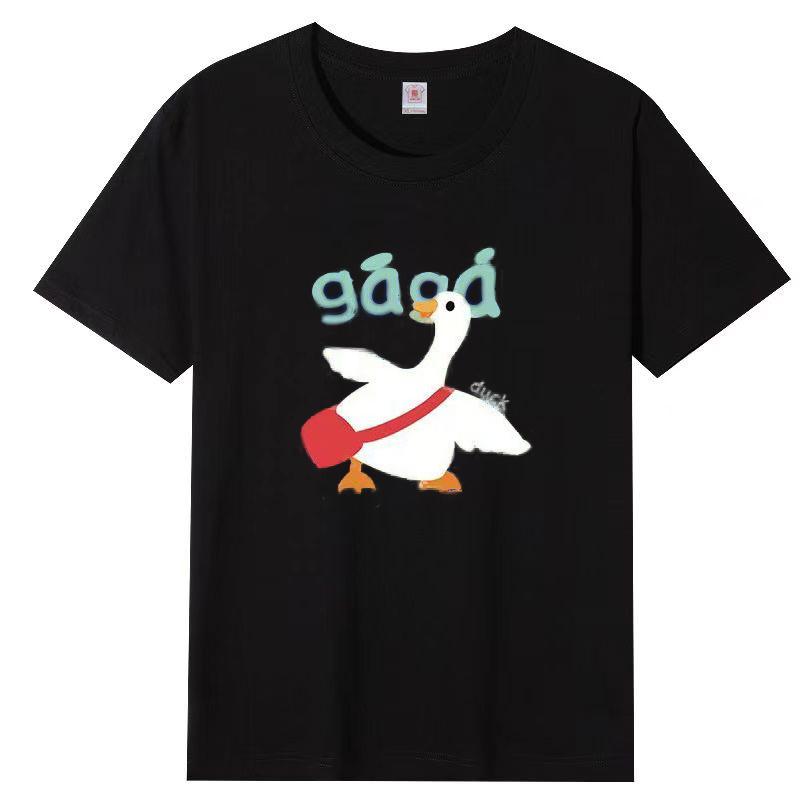 

Женская летняя популярная футболка с короткими рукавами из хлопка, дышащая, свободная футболка с принтом, повседневная 3XL