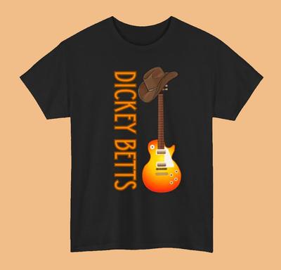 Retro Dickey Betts Black Cotton 100% Size S-4XL Tee Shirt Unisex PP077 Unisex T-Shirt
