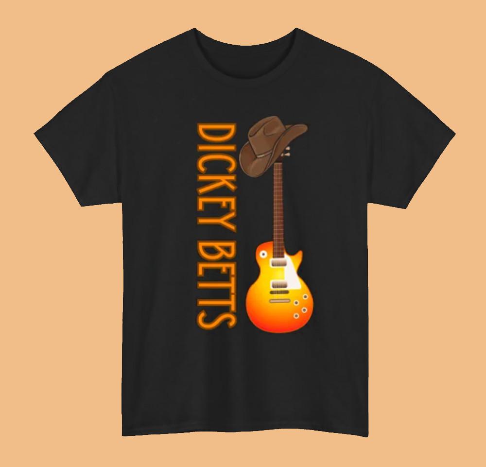

Retro Dickey Betts Black Cotton 100% Size S-4XL Tee Shirt Unisex Unisex T-Shirt M