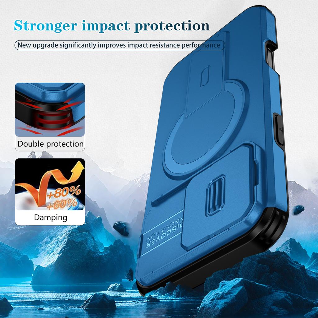Stand Case for Iphone 17 Pro Max Air 16e 15 14 Plus 16 12 13 Pro Iphone17 Heavy Duty Protection Shockproof Cover