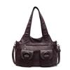 Soft Leather Tote Bag Women's Retro Multi-Purpose Shoulder Bag Handbag