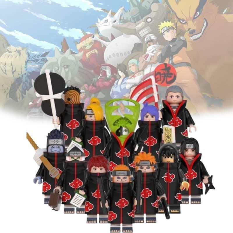 Πολύχρωμα και Δημιουργικά Μίνι Φιγούρες Naruto Τουβλάκια Παιχνίδια Για Δημιουργική Διασκέδαση και Παιχνίδι