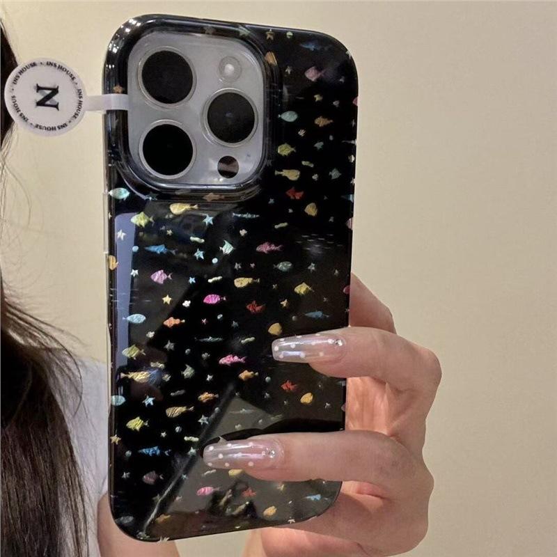 

Ocean Colorful Small Fish Is Suitable for IPhone17PROMAX Mobile Phone Case New Model 16 15 14 Niche 13 12 11 Apple 16E