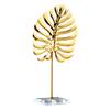 Metal Leaf Decor 21cm/8.26inches Iron Leaf Statue With Base Household Table Decoration Aesthetic Home Table Centerpieces For