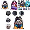 Undertale Sans 16 Inch Children Backpack With Durable Polyester Material And Adjustable Padded Shoulder Straps