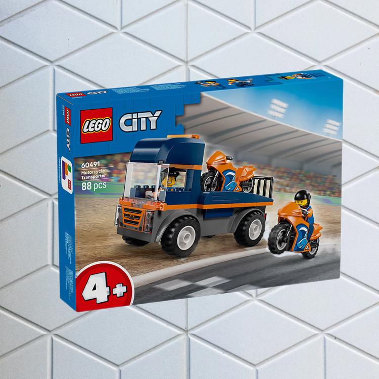 LEGO City Double Car Plastic Building Blocks 88pcs 60491 ABS 60491-ABS