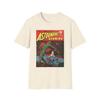 Erstaunliche Geschichten Retro Comic Cover T-Shirt und Kinder-T-Shirt | Vintage Sci-Fi Grafik-T-Shirt für Klassische Pulp-Fans