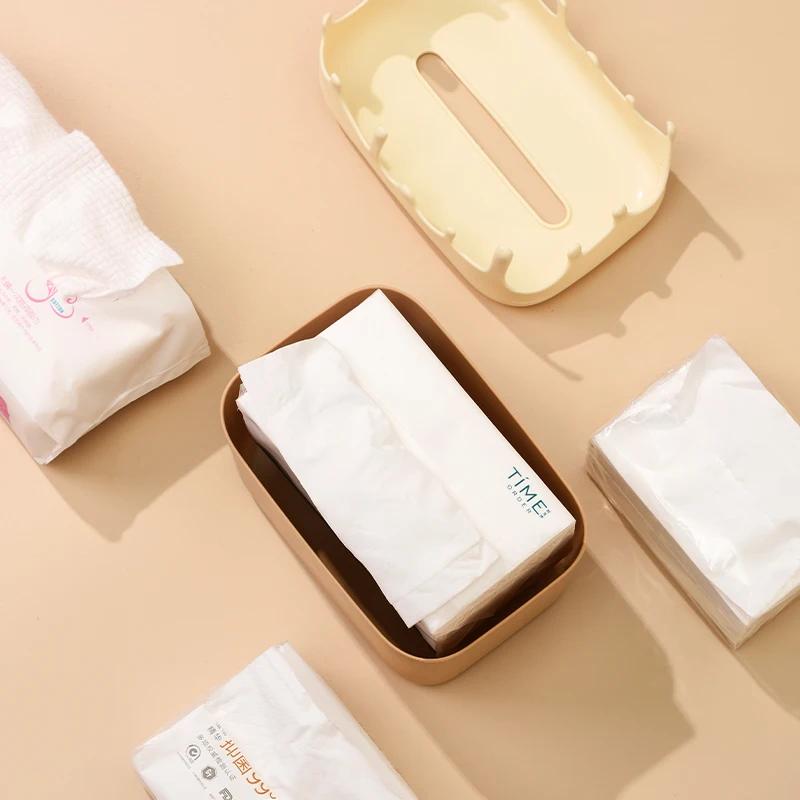 UFORU Cream Cake Tissue Box Living Room High-grade Light Luxury Art Exquisite Creative Table Storage Paper Box Tissue Dispenser