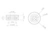 MOTOR ROCK M6 Rubber Mount, Set of 2 MR-SM070