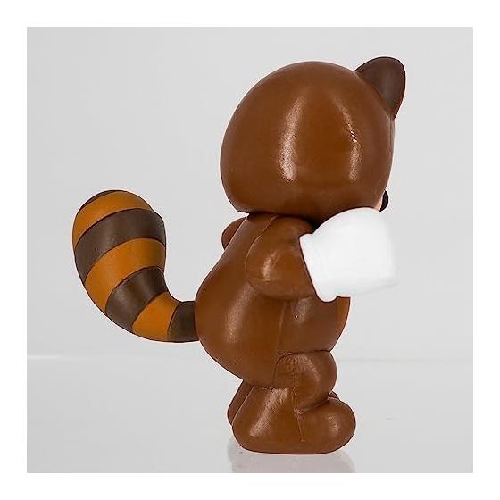 San-Ei Trading Super Mario Tanooki Mario Figure Collection FCM-016, Approx. 6cm Tall, Articulated