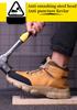 Drehknopf Sicherheitsstiefel Herren Damen Stahlkappe Sicherheit Arbeitsschuhe Durchstichsicher Schutz Arbeitssicherheitschuhe Größe 47 48