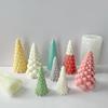 Neue Weihnachtsbaumkerze Silikonform Blasenspitze Weihnachtsbaum Aromatherapiekerze Silikonform Seifenform Weihnachtsgeschenk