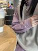 Korean Style Purple Corduroy Long Sleeve Casual Shirt Jacket