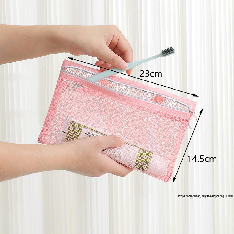 Portable Multi-Pocket Mesh Beach and Travel Bag
