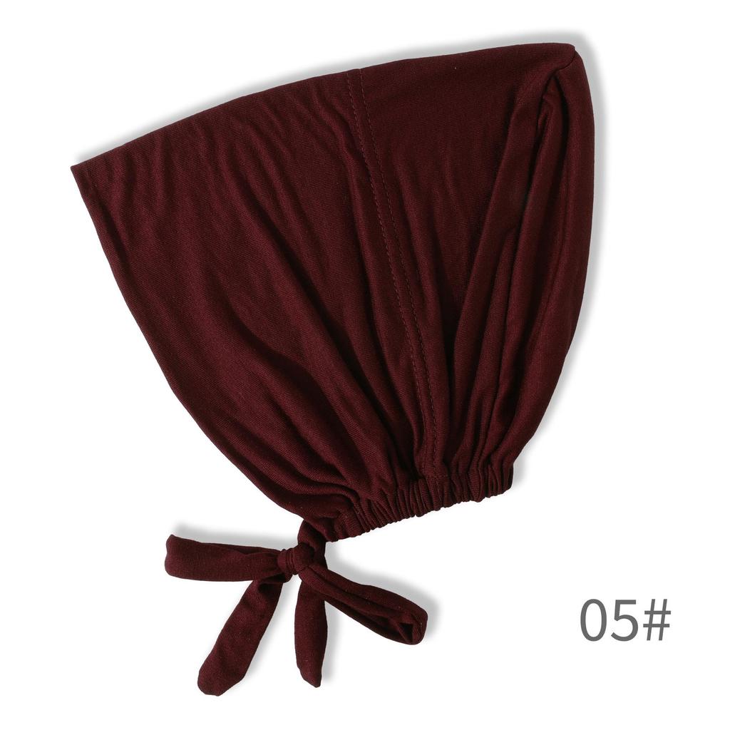 Premium Mercerized Cotton Adjustable Elastic Hair Cover Cap