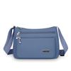 Sac bandoulière multicouche à plusieurs compartiments Sac léger en nylon pour femmes d'âge moyen Trajet