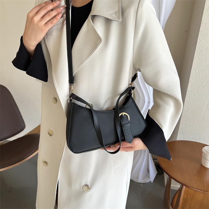Trendy Pu Armpit Shoulder Bag For Women Winter Street Fashion Crossbody Bag